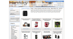 Desktop Screenshot of housewares.shopharmony.com